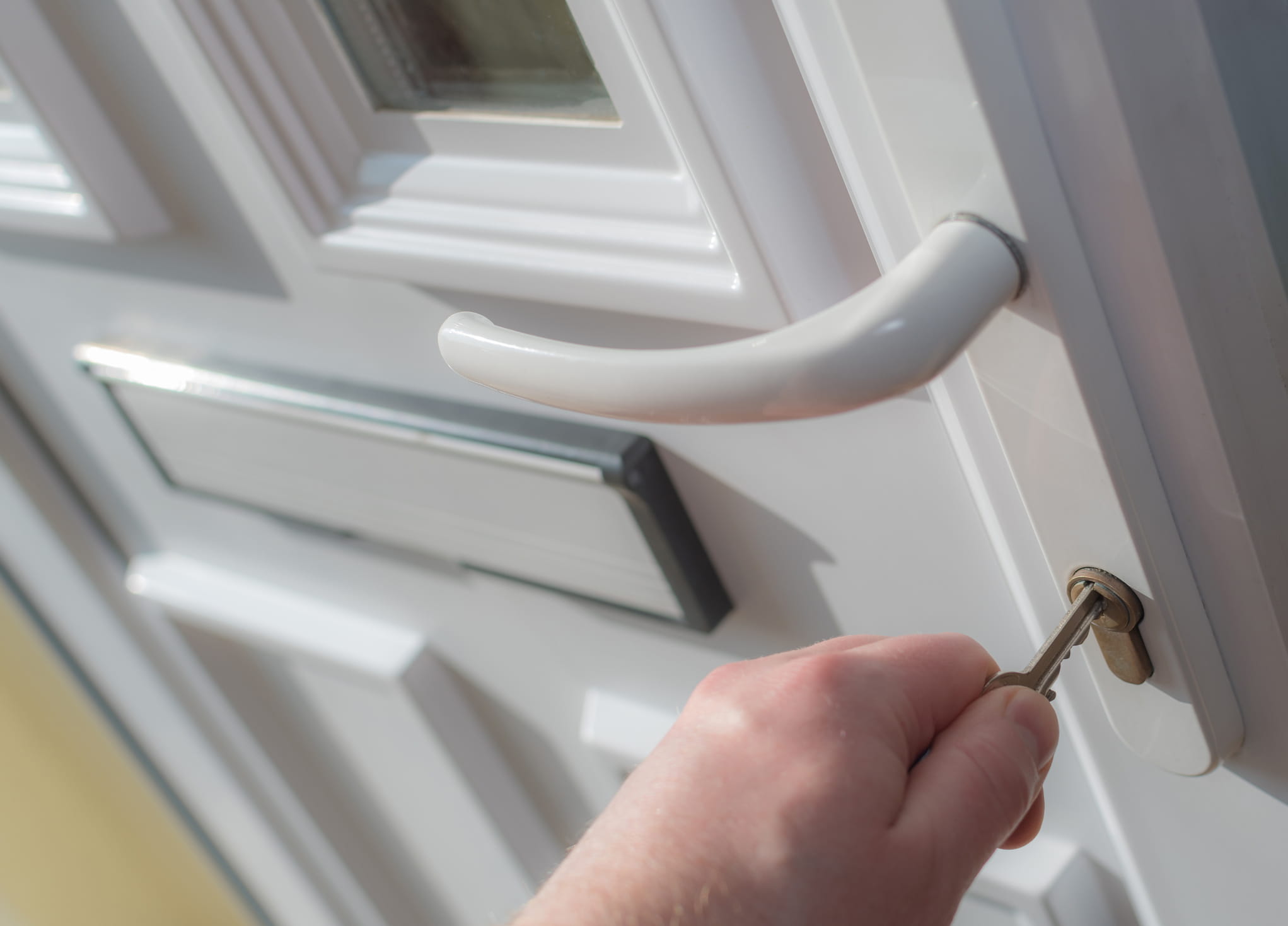 stuck key in upvc door wallsend
